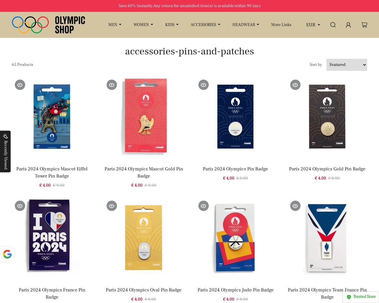 Sito Web di un falso negozio secondo il quale puoi restituire qualsiasi articolo che non ti piace entro 90 giorni: devi solo riceverlo prima...